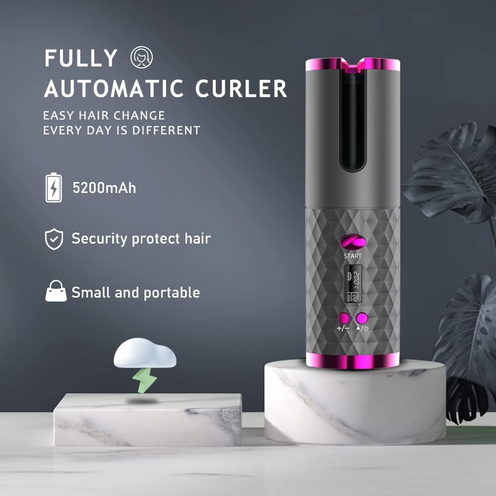 CurlMate™ - Rechargeable Automatic Hair Curler