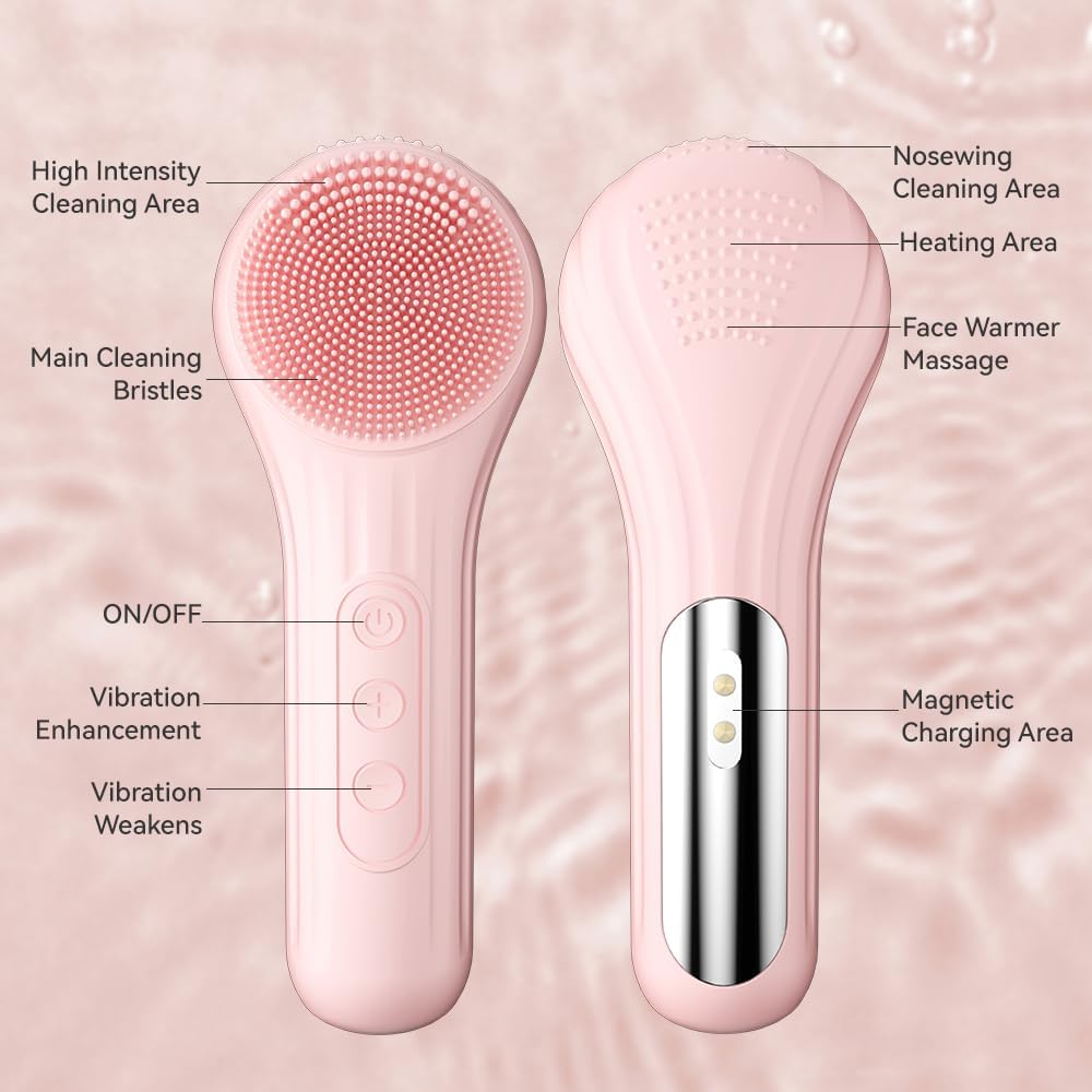 PureSkin™ - Silicone Facial Cleansing Brush
