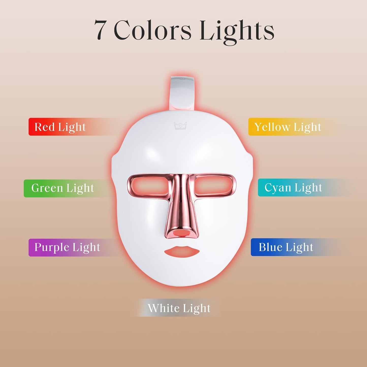 DermaLight⢠- 7-Color LED Facial Mask
