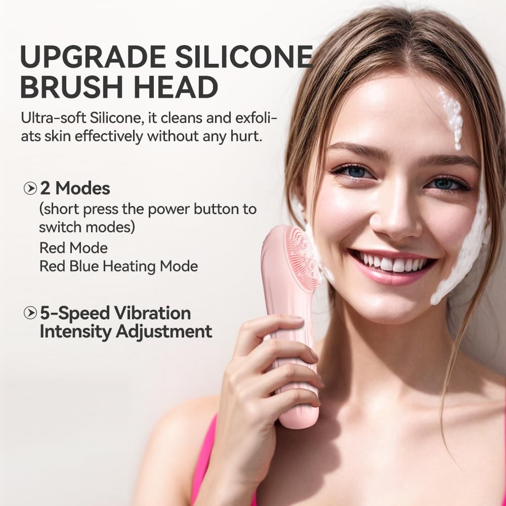 PureSkin™ - Silicone Facial Cleansing Brush