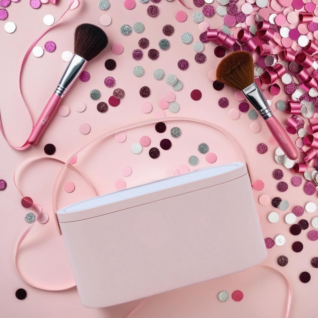 GlowBox™ - LED Storage Box with Makeup Mirror