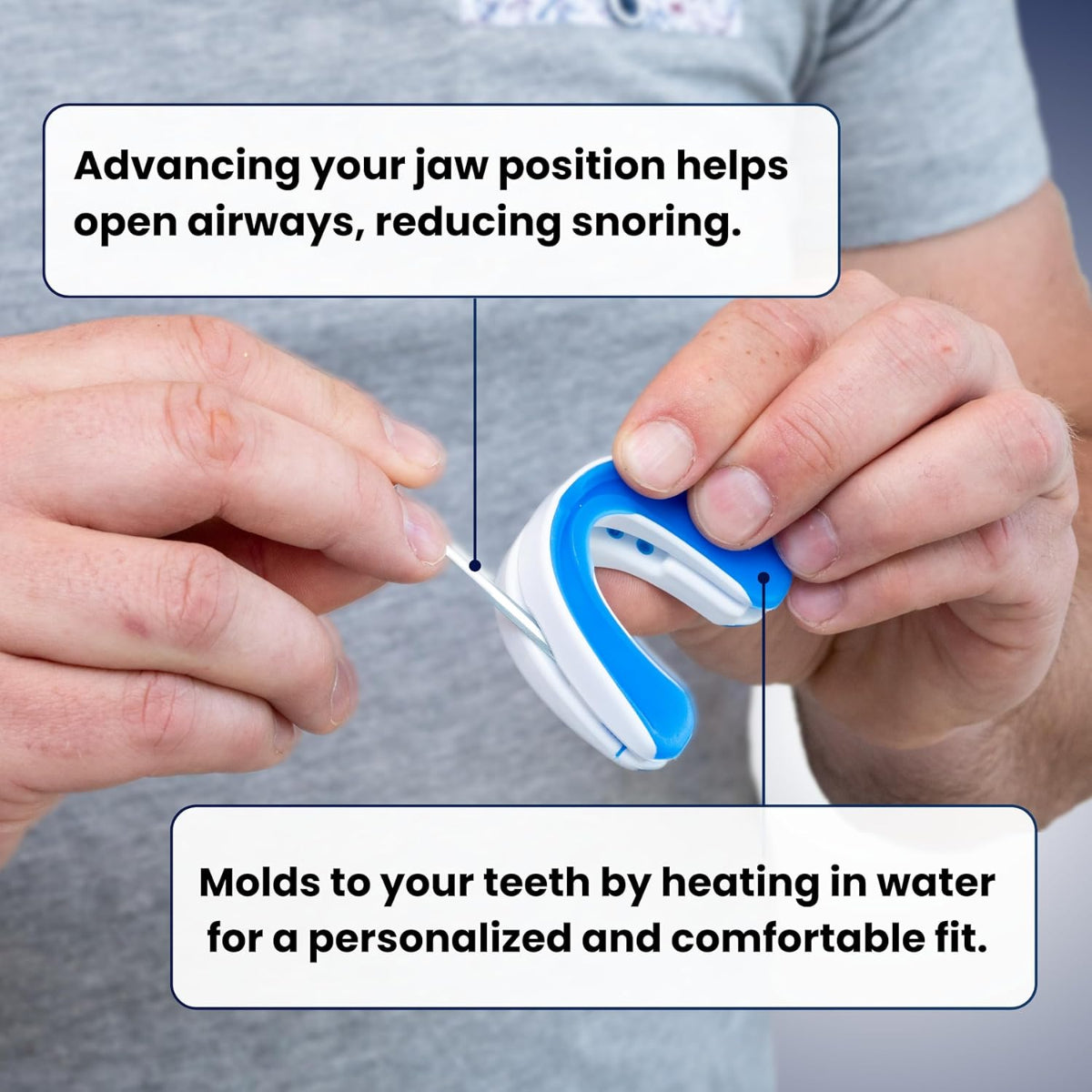SilentNight™ - Adjustable Silicone Anti-Snoring Device