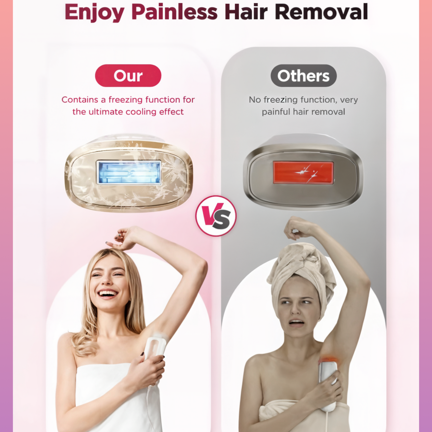 SilkFreeze™ - IPL Laser Hair Remover