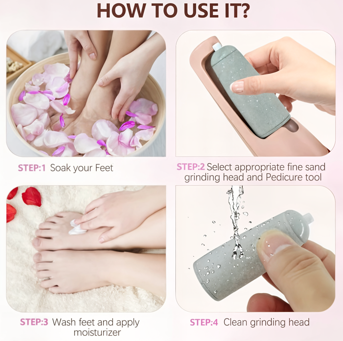 SoftStep™ – Electric Foot Callus Remover