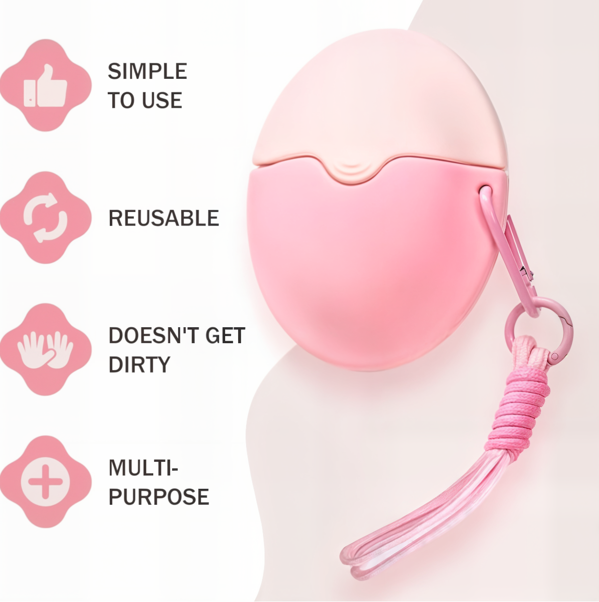 SilkApply™ - Detachable Silicone Cream Applicator