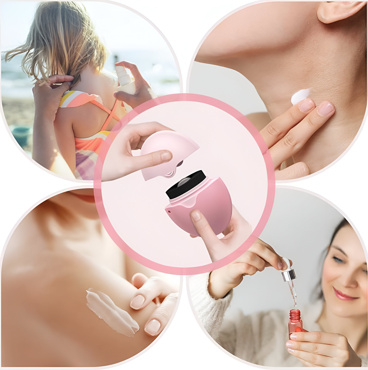 SilkApply™ - Detachable Silicone Cream Applicator