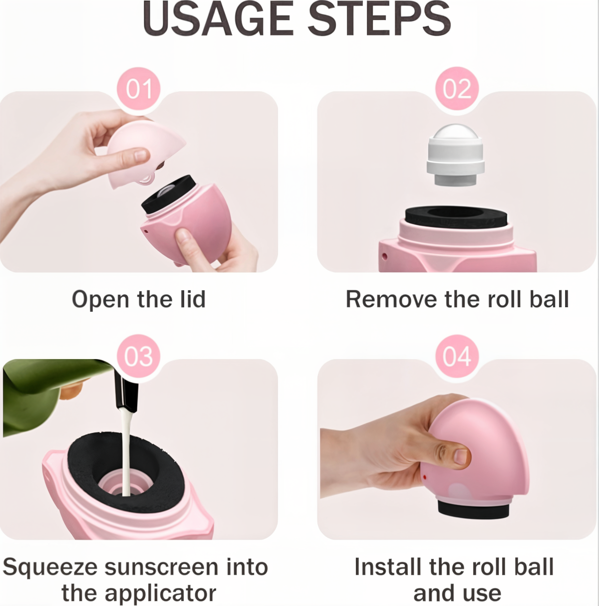 SilkApply™ - Detachable Silicone Cream Applicator