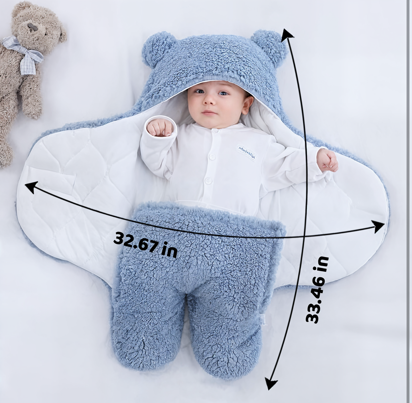 CuddleCorn™ - Unicorn Baby Blanket & Swaddle Wrap