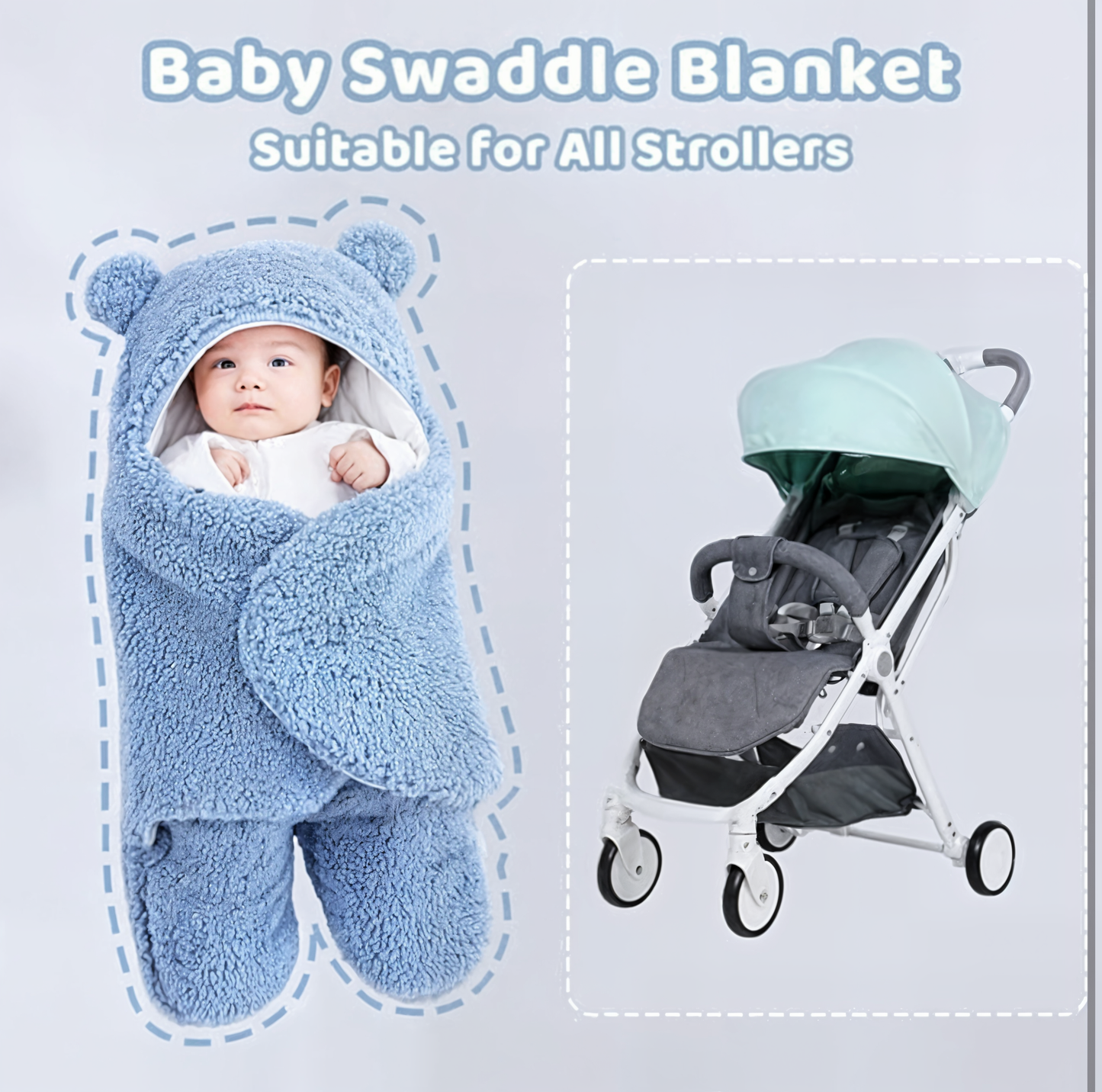 CuddleCorn™ - Unicorn Baby Blanket & Swaddle Wrap