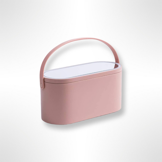 GlowBox™ - LED Storage Box with Makeup Mirror