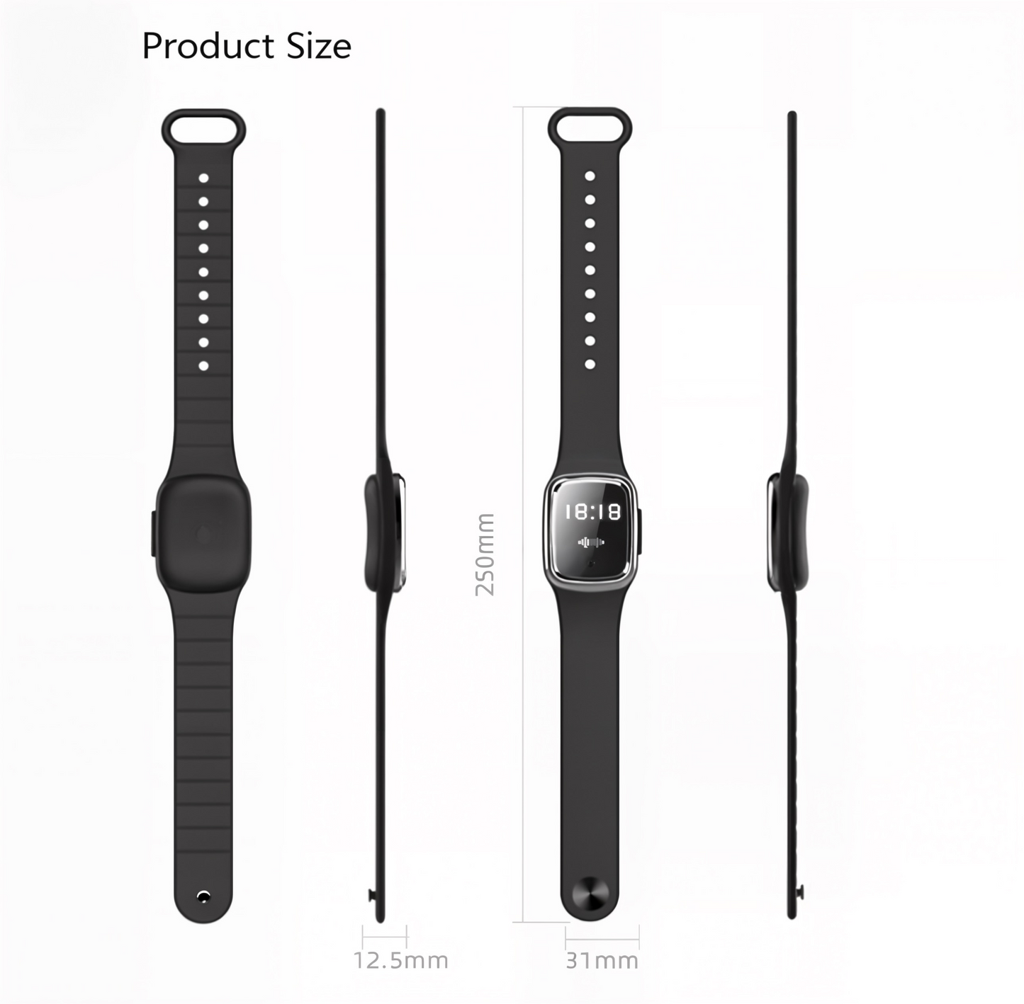 BuzzOff™ - Ultrasonic Mosquito Repellent Bracelet