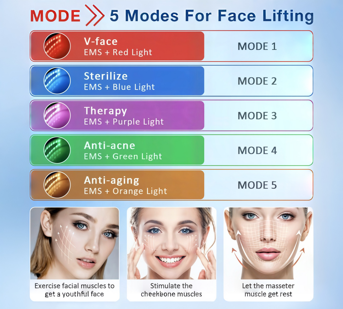 VGloW™ - EMS Compact Lifting V-Face Massager