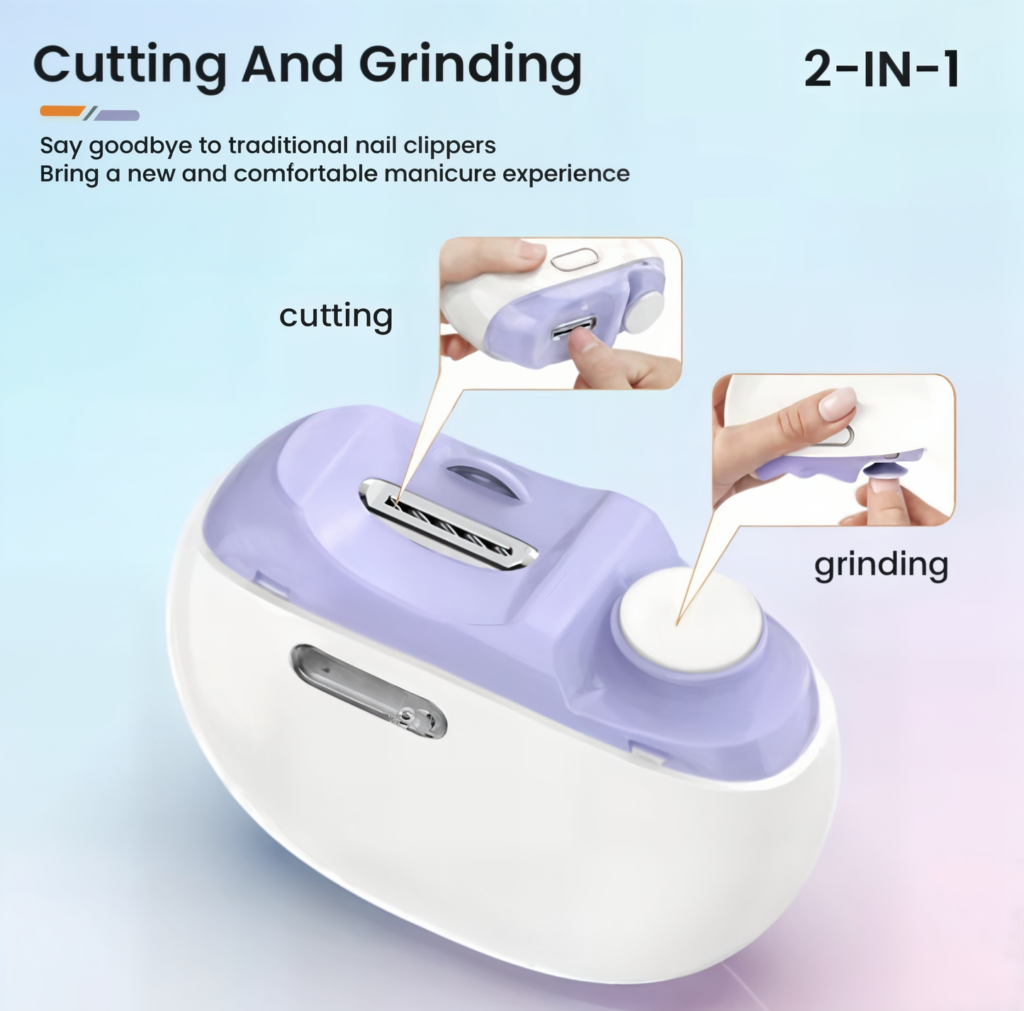 ClipMate™ - Electric Nail Clipper Set