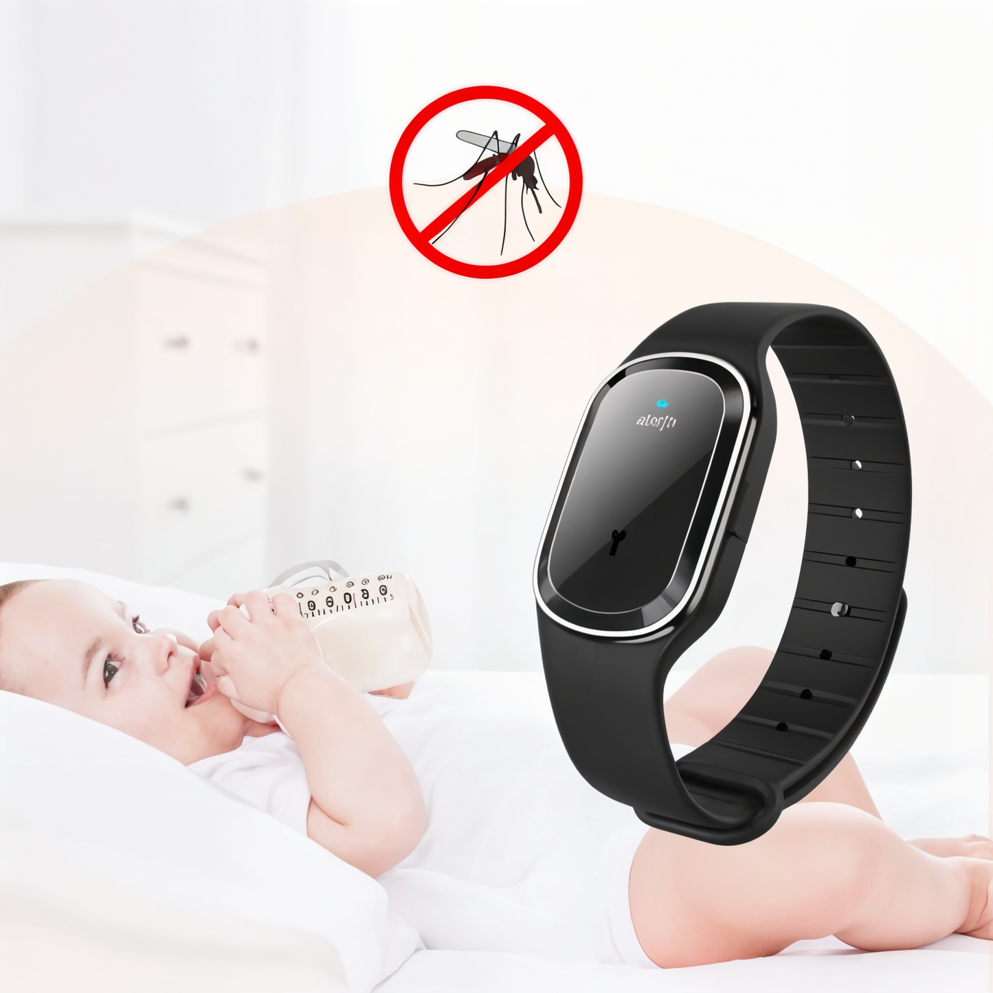 BuzzOff™ - Ultrasonic Mosquito Repellent Bracelet