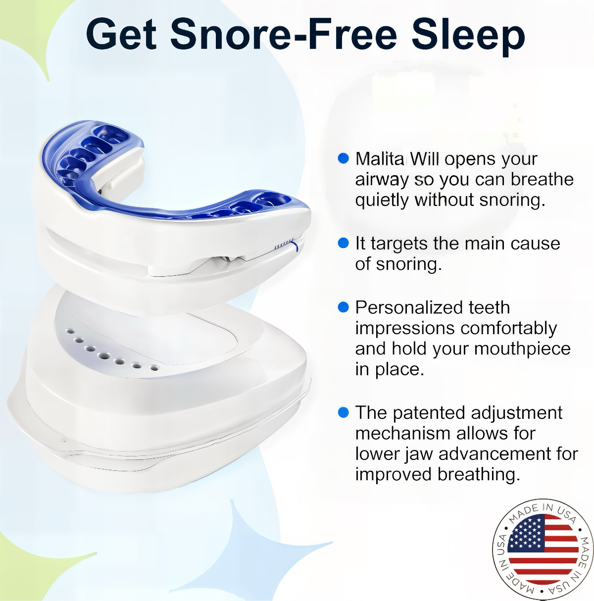 SilentNight™ - Adjustable Silicone Anti-Snoring Device