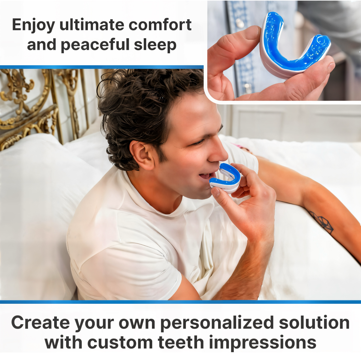 SilentNight™ - Adjustable Silicone Anti-Snoring Device