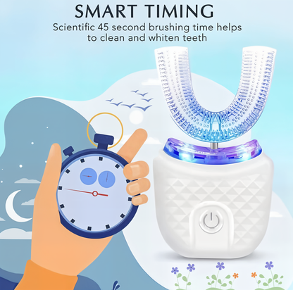 DuoBrush™ - Couples Rechargeable U-Shaped Automatic Toothbrush