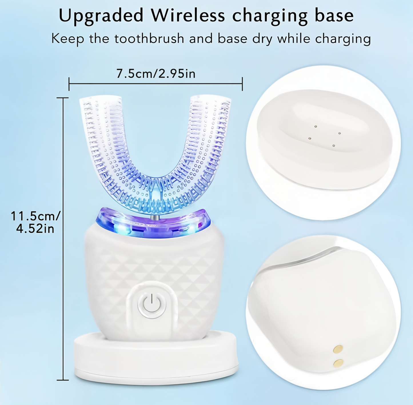 DuoBrush™ - Couples Rechargeable U-Shaped Automatic Toothbrush