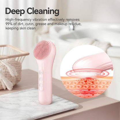 PureSkin™ - Silicone Facial Cleansing Brush