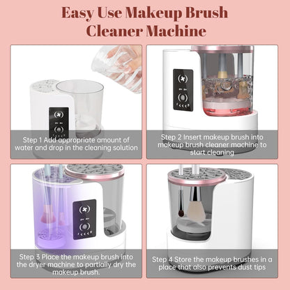 GlamSpin™ - Electric Makeup Brush Cleaner