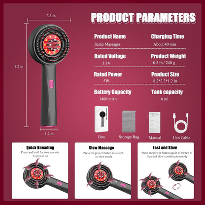GrowComb™ - Hair Growth Scalp Massager Comb