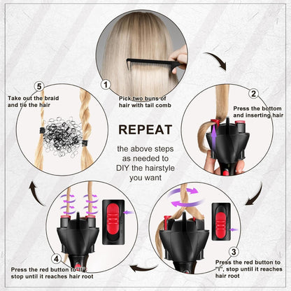 TwistPro™ - Automatic Hair Braiding Tool