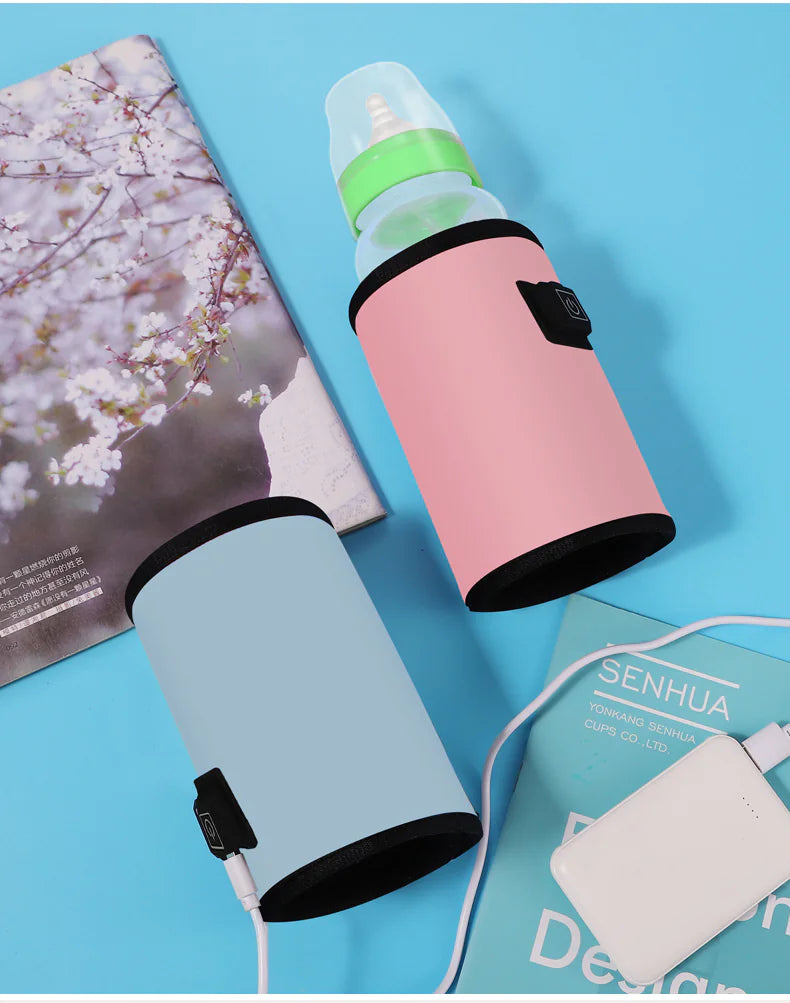 USB Bottle Warmer with Portable Heating Sleeve