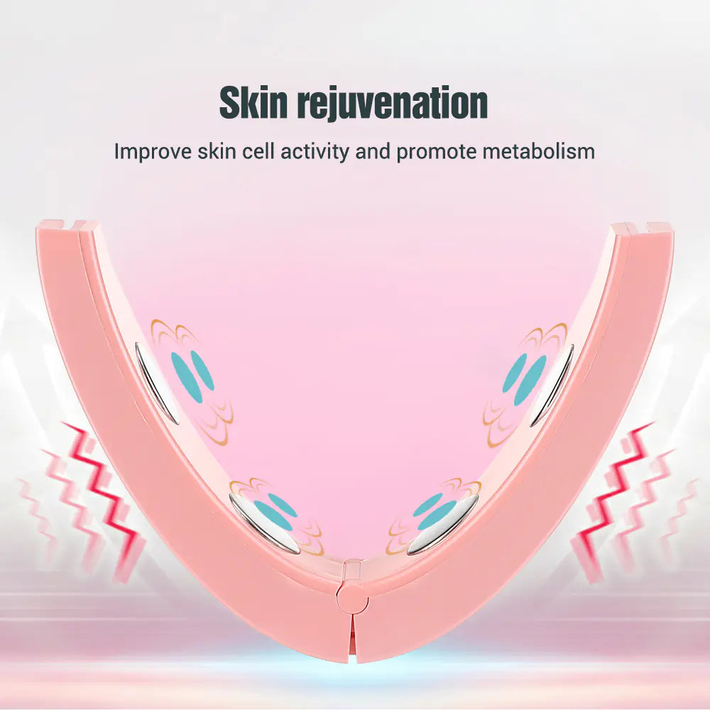 Microcurrent Face Lifting Massager for Skin Rejuvenation