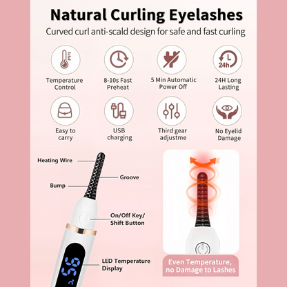 LashHeat™ - Electric Heated Eyelash Curler