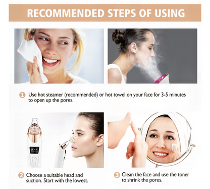PoreVac ProM™- Rechargeable Pore Vacuum Cleanser