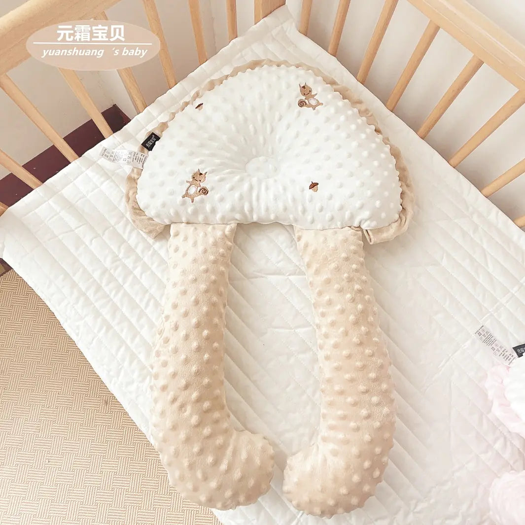 No Top Velvet Anti-Deviation Baby Head Pillow