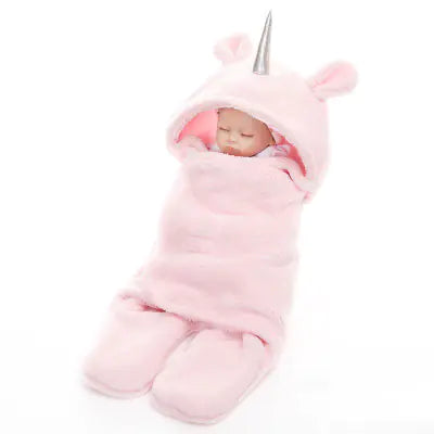 Unicorn Baby Blanket and Swaddle Wrap