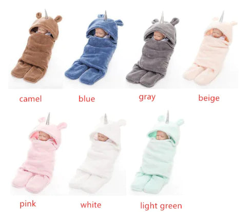 Unicorn Baby Blanket and Swaddle Wrap