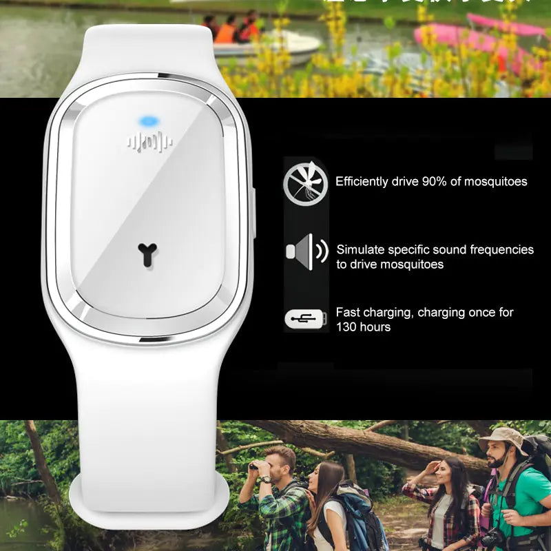 BuzzOff™ – Ultrasonic Anti-Mosquito Bracelet