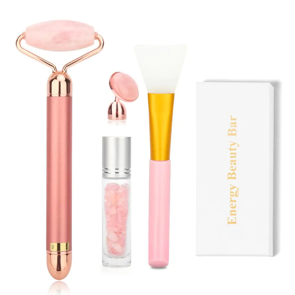 2-in-1 Jade Roller Beauty Tool for Facial Slimming