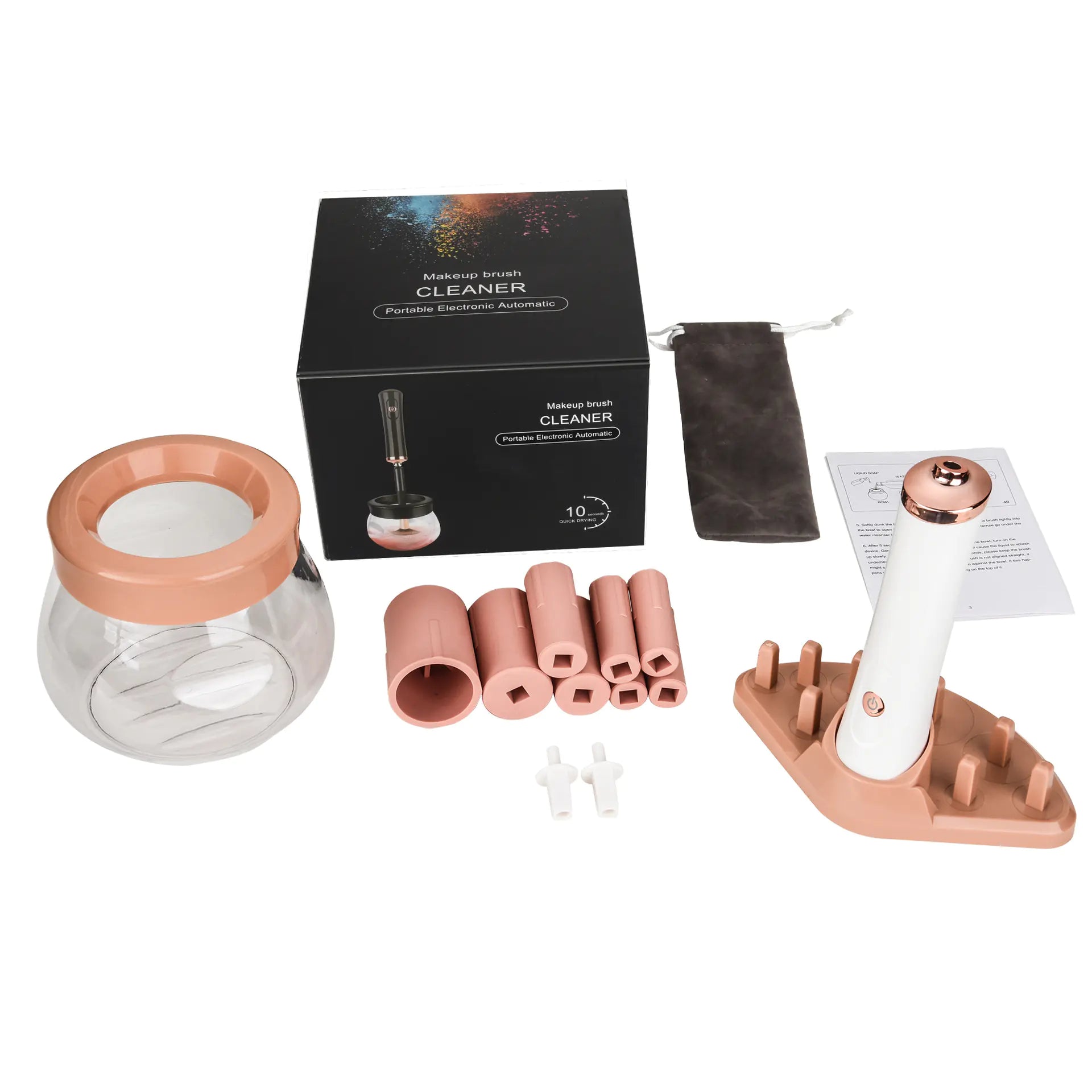 Electric Makeup Brush Cleaner and Washer Device