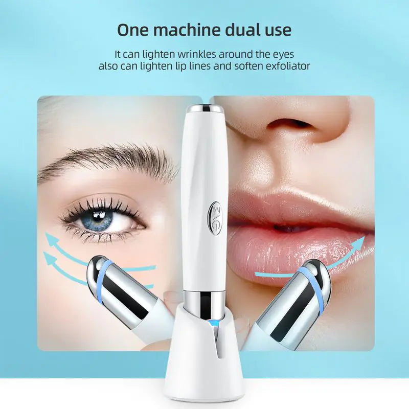Heated Vibration Eye Massager with Blue Light Disinfection
