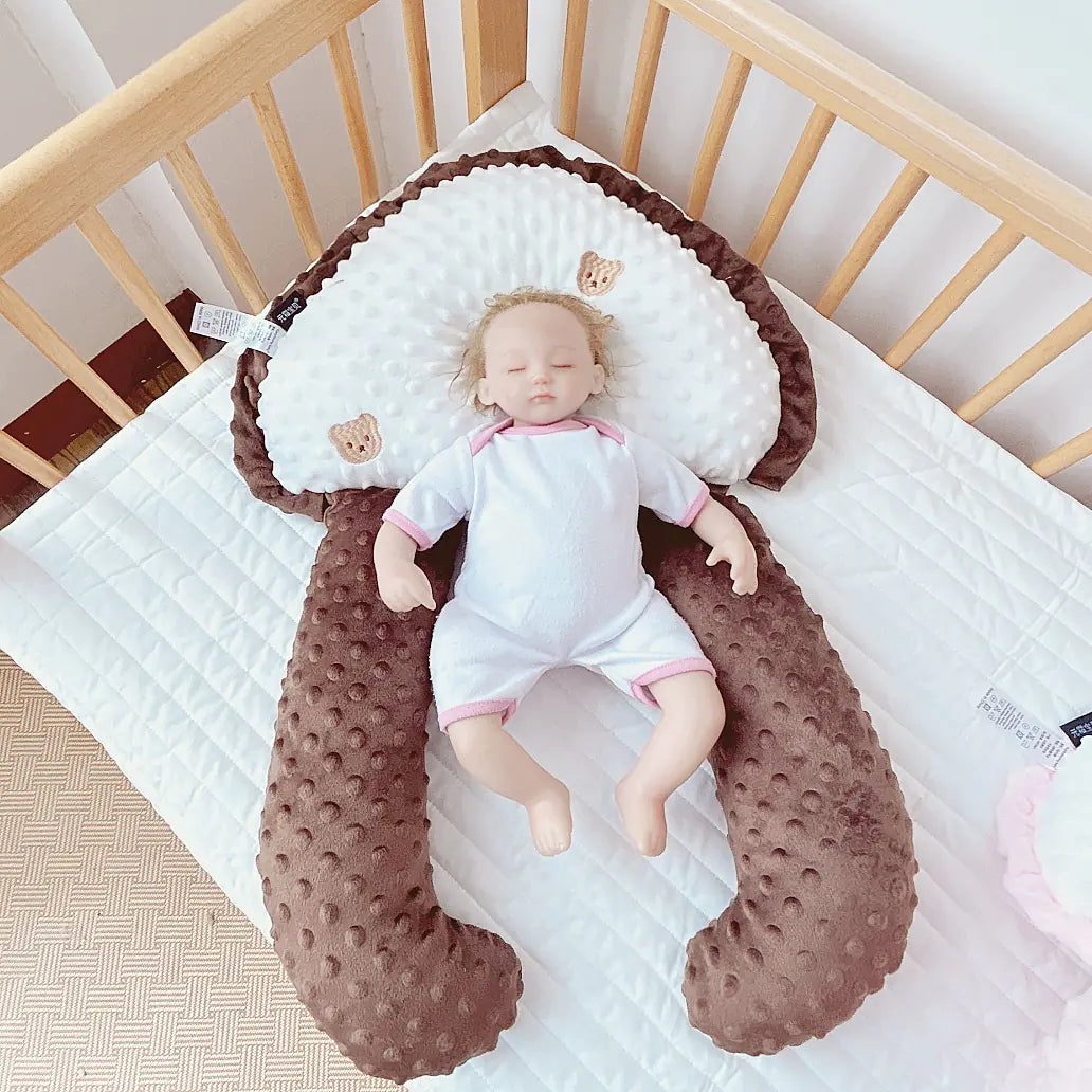 No Top Velvet Anti-Deviation Baby Head Pillow